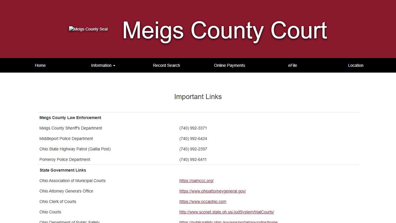 Meigs County Court